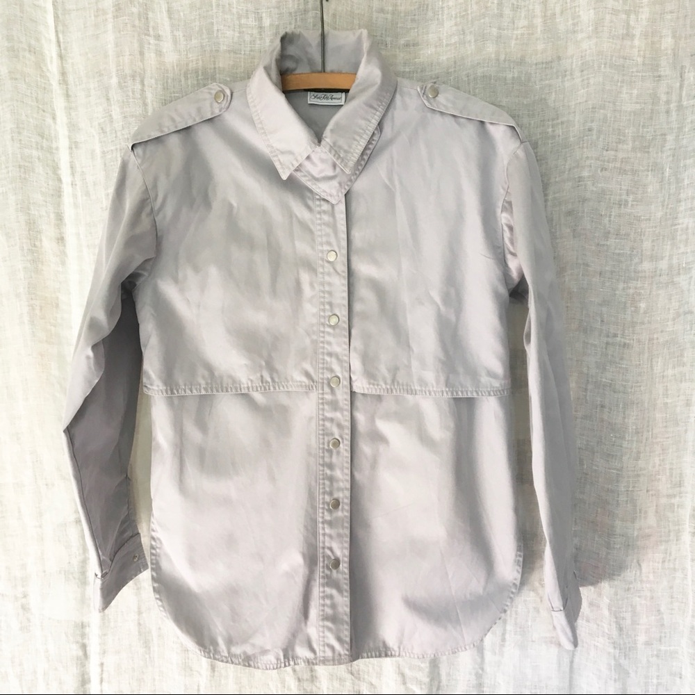 Vintage Saks Fifth Ave Harve Benard Snap Front Top